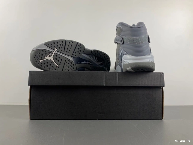Rep TB Retro 8 Cool Grey Jordan 305381-014 0818